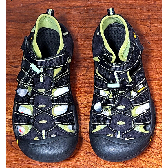 KEEN Sandals Newport H2 Youth Size 4 Waterproof Hiking Water Sport Green Kids - Picture 5 of 10
